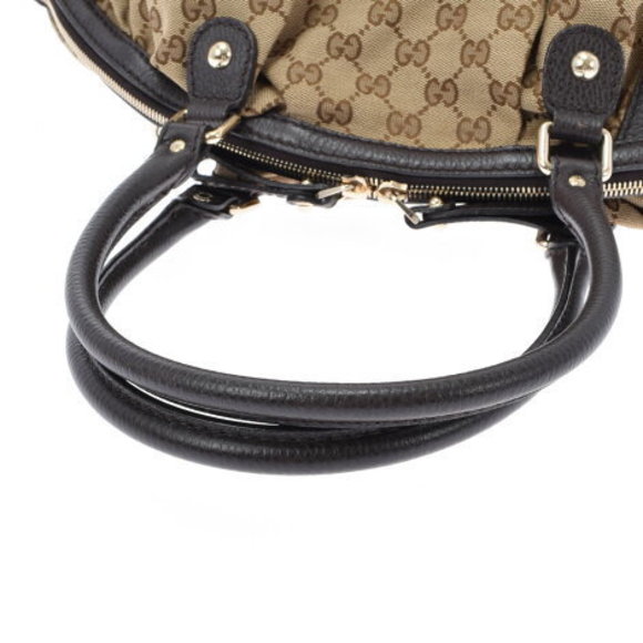 GUCCI GG pattern brown Handbag - Picture 3 of 12